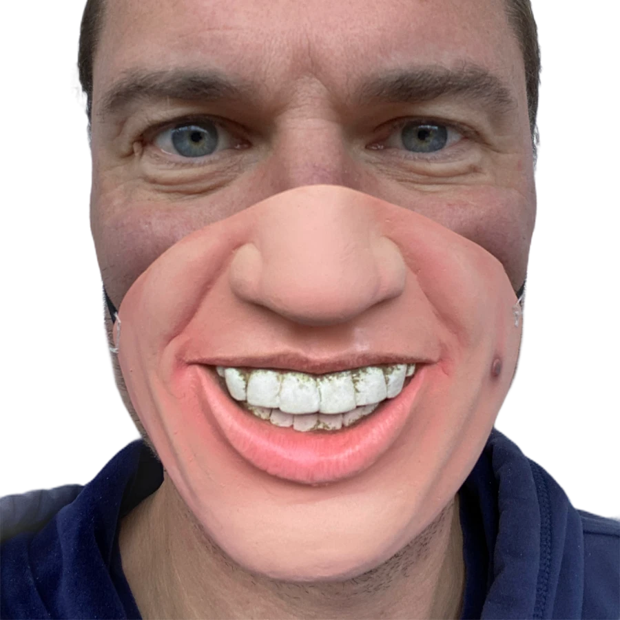 Rubber Johnnies Austin Powers Half Face Mask Half Face Masks 4 Rubber Johnnies Austin Powers Half Face Mask Half Face Masks