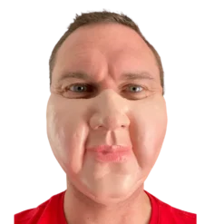 RUBBER JOHNNIES MASKS Sales 34 Rubber Johnnies Half Face Masks Fat Face Half Mask