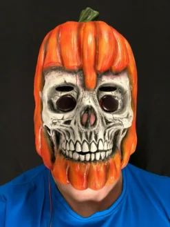 Rubber Johnnies LED Pumpkin Mask. Horror Masks 9 Rubber Johnnies LED Pumpkin Mask. Horror Masks