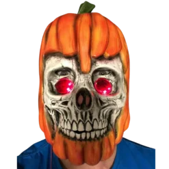 Rubber Johnnies LED Pumpkin Mask. Horror Masks