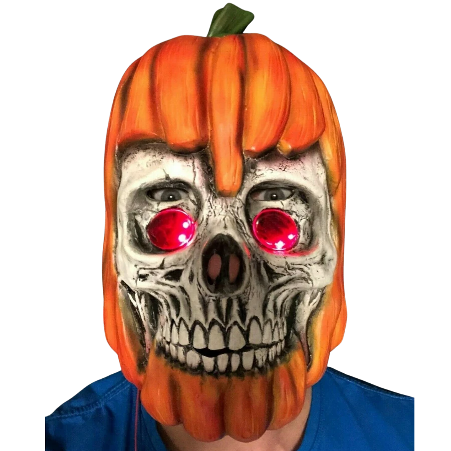 Rubber Johnnies LED Pumpkin Mask. Horror Masks 3 Rubber Johnnies LED Pumpkin Mask. Horror Masks
