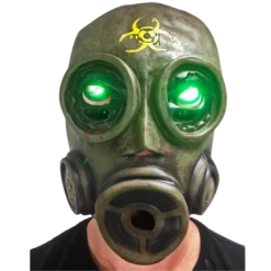 Rubber Johnnies LED Light Up Gas Mask