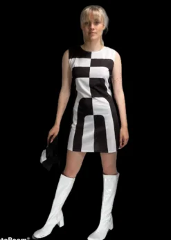 Rubber Johnnies Swinging 60's Mod Girl Costume