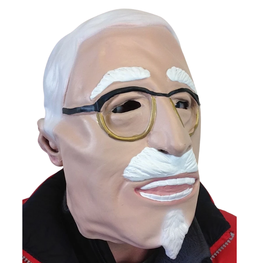 Rubber Johnnies Colonel Saunders Mask Masks 3 Rubber Johnnies Colonel Saunders Mask Masks