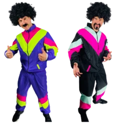 Rubber Johnnies 80s Shell Suit Fancy Dress Costumes