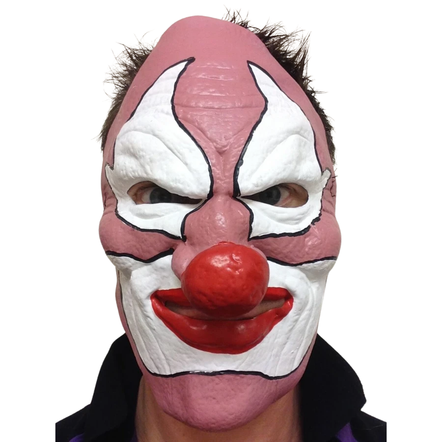 Rubber Johnnies TM Clown Face Mask Horror Masks 3 Rubber Johnnies TM Clown Face Mask Horror Masks