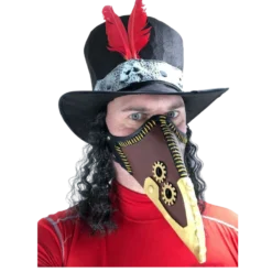 Rubber Johnnies Steampunk Plague Doctor Mechanic Mask Horror Masks
