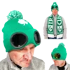 Rubber Johnnies St Patricks Day St Patrick`s Day Ireland Green Beanie Goggle Hat